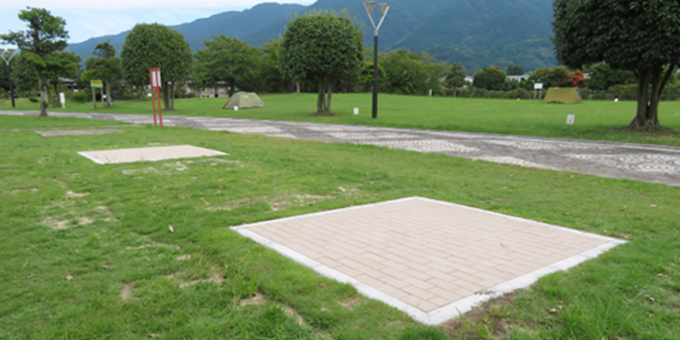 バーベキューコーナー ふれあい農業公園のバーベキューコーナーの写真です。